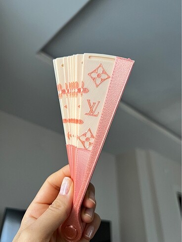 Louis Vuitton Louis vuitton yelpaze pembe