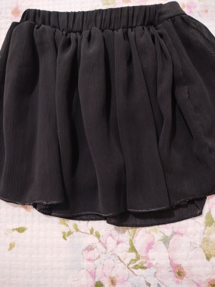 Kız Çocuk Siyah Pilili Etek - Görsel 2