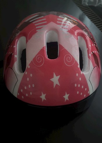 Pembe Baskılı kız çocuk kaskı - Görsel 3