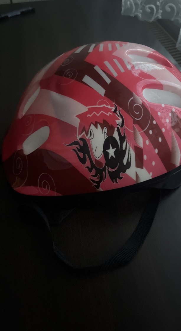 Pembe Baskılı kız çocuk kaskı - Görsel 2