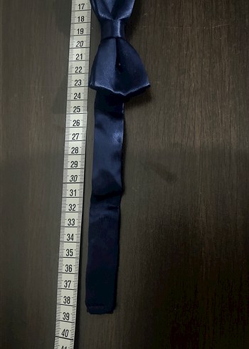 Koyu Mavi Klasik Erkek Papyon - Görsel 5