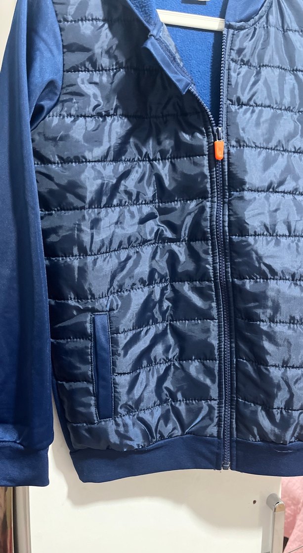 Erkek Çocuk Lacivert Fermuarlı Eşofman Üstü - Görsel 4