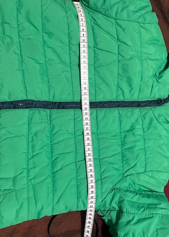 Erkek Çocuk Yeşil Fermuarlı Street Wear Mont - Görsel 12