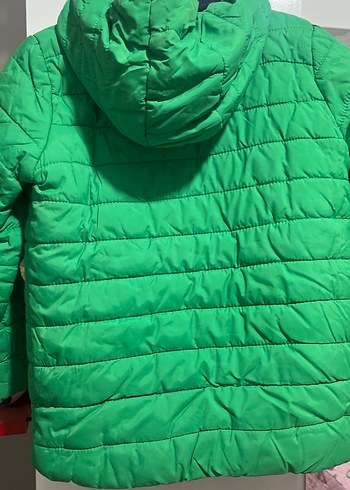 Erkek Çocuk Yeşil Fermuarlı Street Wear Mont - Görsel 8