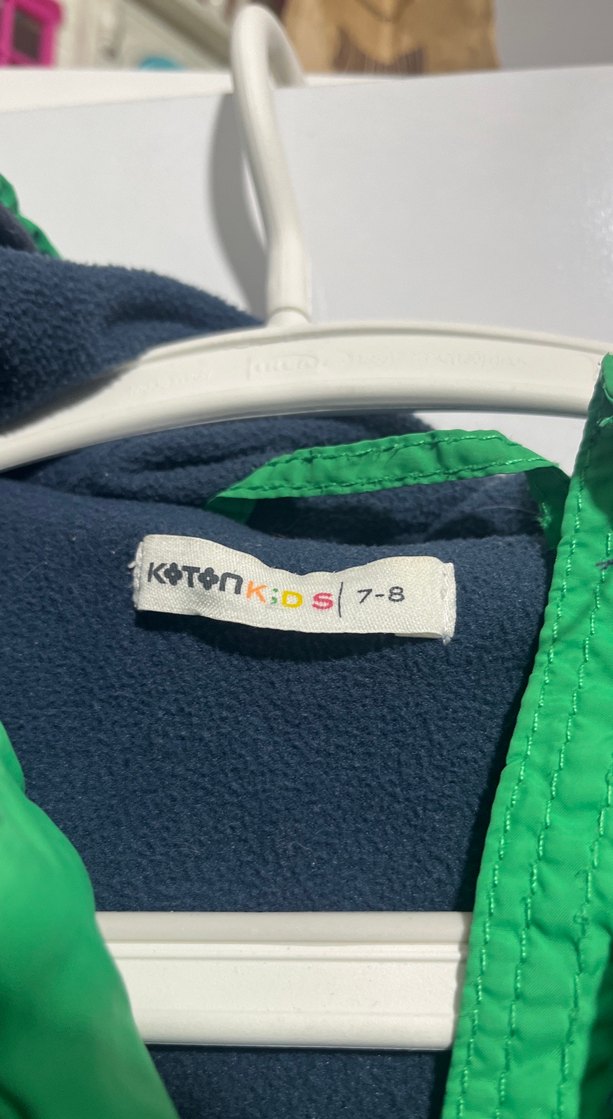 Erkek Çocuk Yeşil Fermuarlı Street Wear Mont - Görsel 3