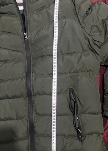 Erkek Yeşil Mont - Görsel 15