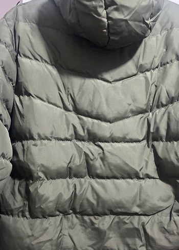 Erkek Yeşil Mont - Görsel 9