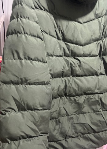 Erkek Yeşil Mont - Görsel 10