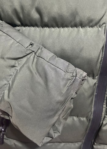 Erkek Yeşil Mont - Görsel 8