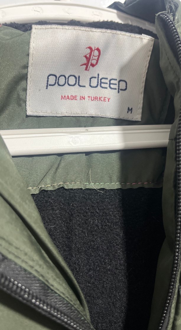 Erkek Yeşil Mont - Görsel 4