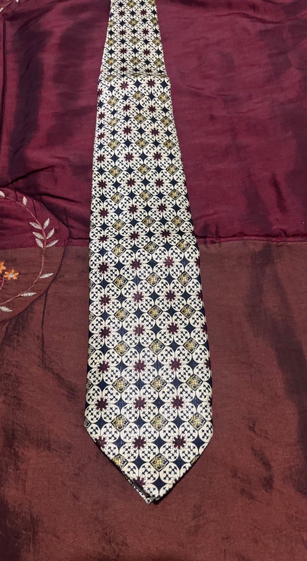 Çok Renkli Bohem Retro Erkek Kravat - Görsel 3