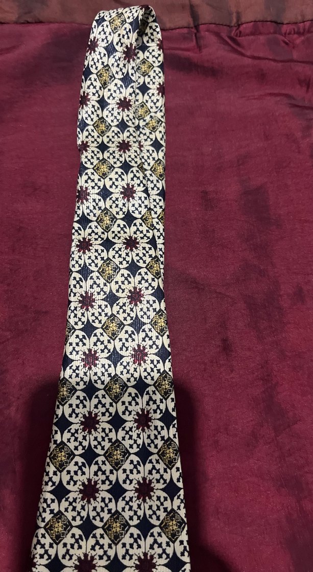 Çok Renkli Bohem Retro Erkek Kravat - Görsel 2