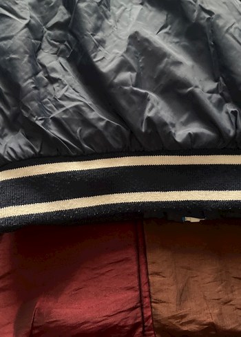 Mavi Fermuarlı Kapüşonlu Erkek Çocuk Mont - Görsel 6