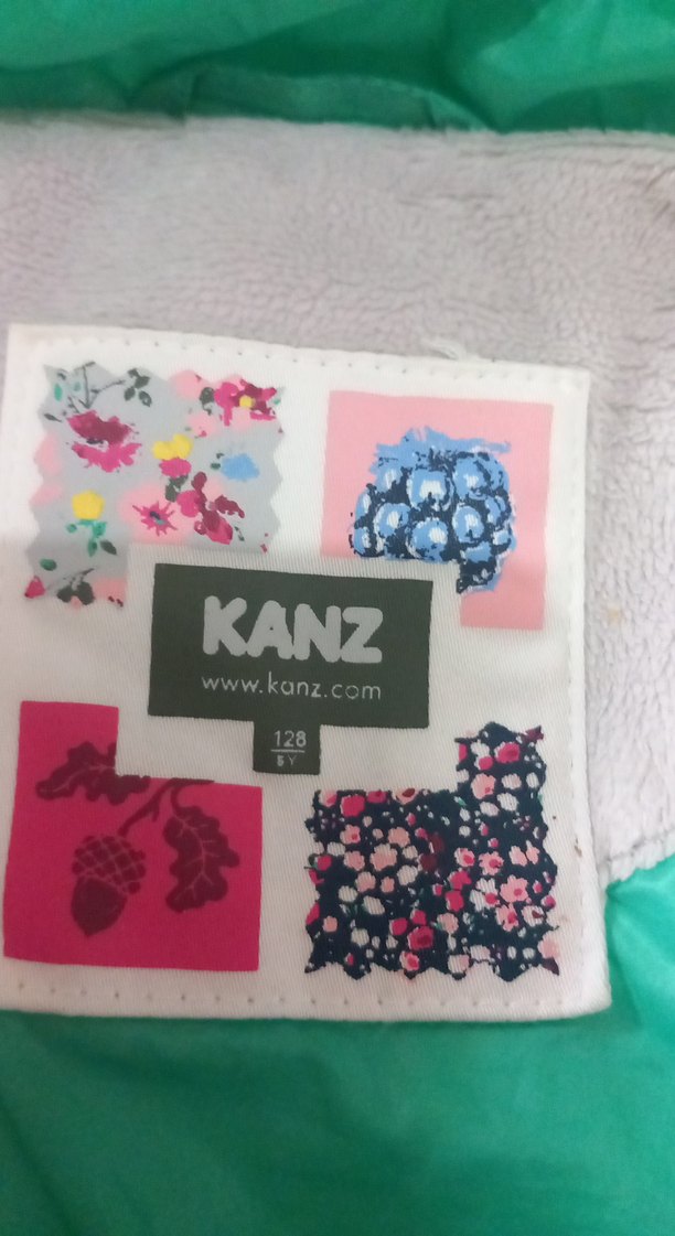 Kızlar için Turkuaz Parlak Fermuarlı Yelek - Görsel 5