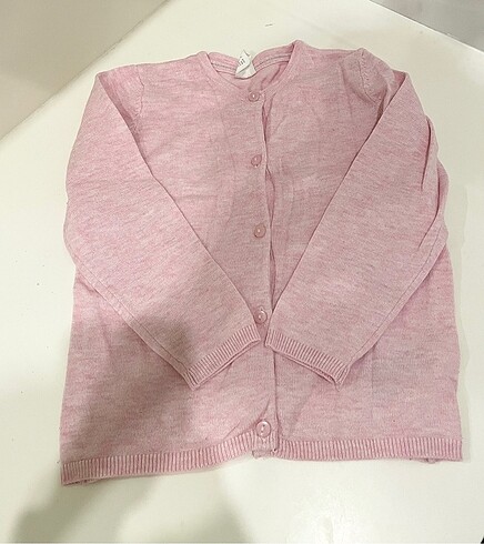 H&M H&M Pembe Düğmeli Hırka