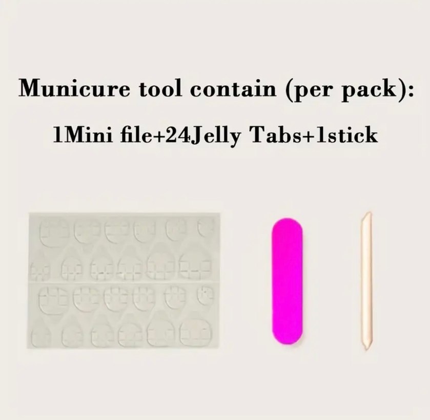 Beyaz Pastel Fransız Manikür Tırnak Süsü - Görsel 4