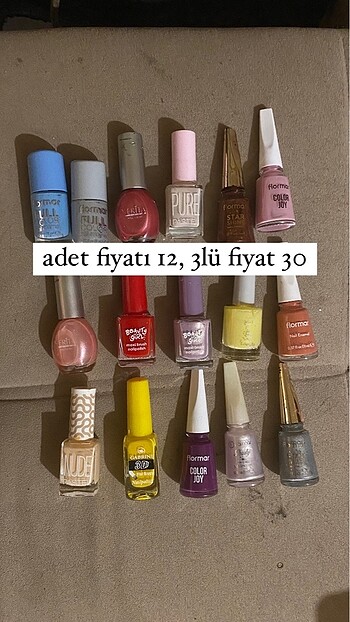 oje tırnak cilası beaulis note flormar gabrşni beauty girl