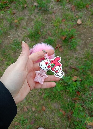 Hello Kitty Lisanslı Hello Kitty Anahtarlık Oje