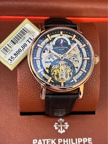 PATEK PHILIPPE OTOMATİK 18K ALTIN KAPLAMA