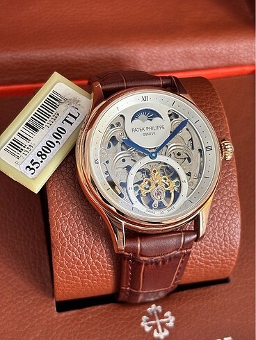 PATEK PHILIPPE OTOMATİK 18K ALTIN KAPLAMA