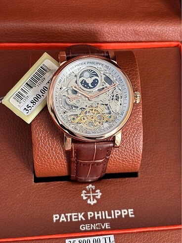 PATEK PHILIPPE OTOMATİK 18K ALTIN KAPLAMA