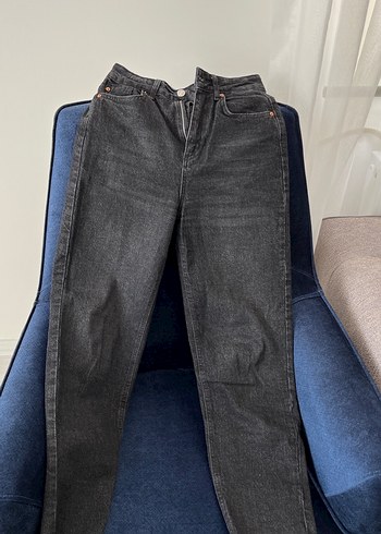 Gri Kadın Denim Dar Kesim Pantolon