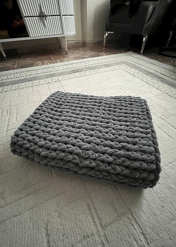 Gri Örgü Çocuk Battaniyesi - Görsel 3