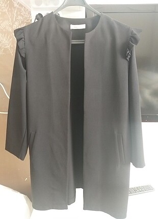 Diğer Siyah ara boy blazer