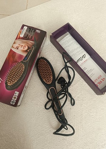 Arzum Kahverengi Saç Düzleştirici Fırça