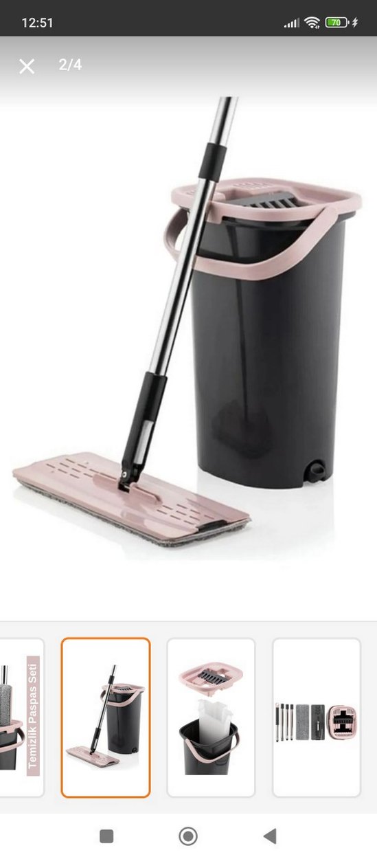 krem Gri Çoklu Telefon Aksesuar Seti Velcro - Görsel 2