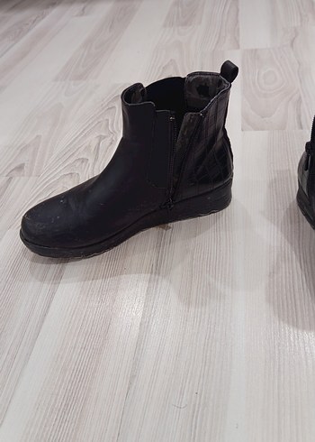 Kadın Siyah Blok Topuk Bot - Görsel 3