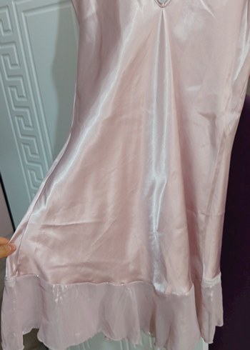 Pembe Midi Bohem Kadın Gecelik - Görsel 5