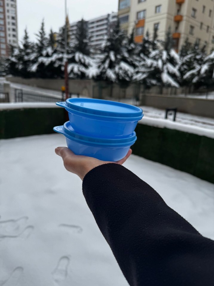 Tupperware şeker kaplar 300 ml (4 adet) - Görsel 2