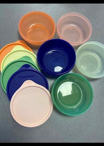 Tupperware #Tupperware şeker kaplar 5li set Her biri 300 ml
