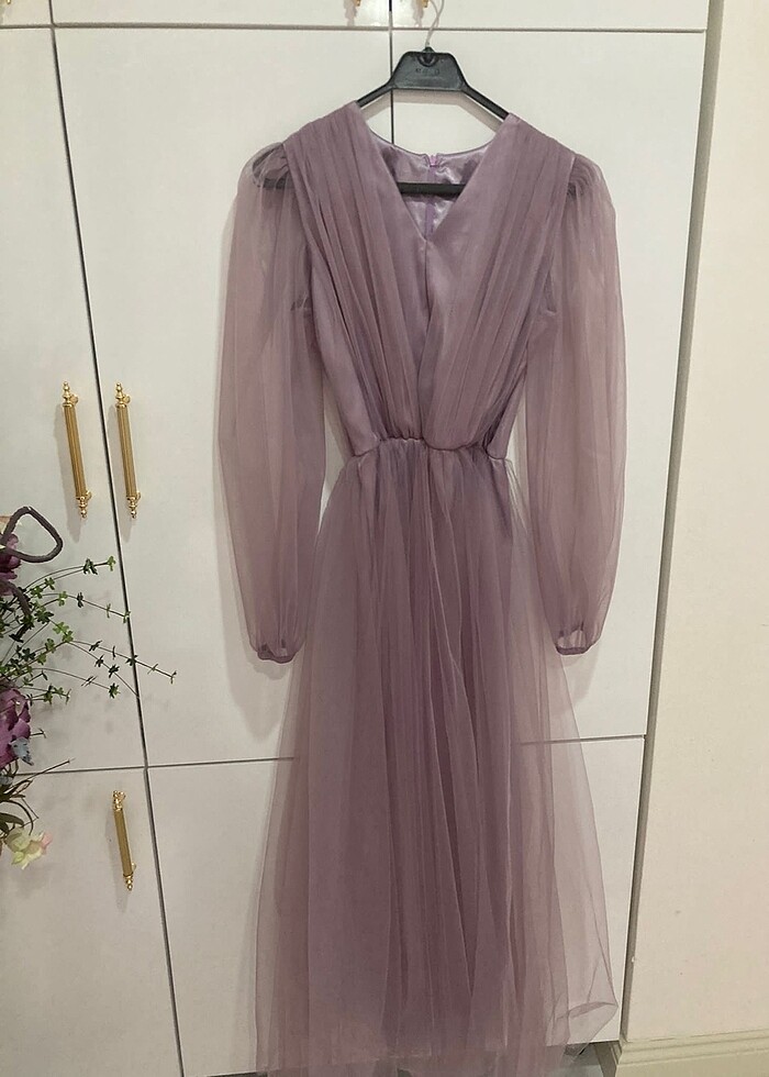 Tüllü elbise - Görsel 2