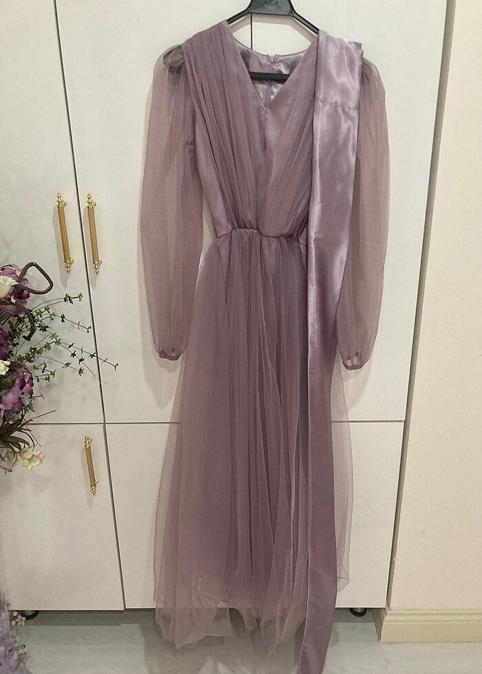 Tüllü elbise - Görsel 3