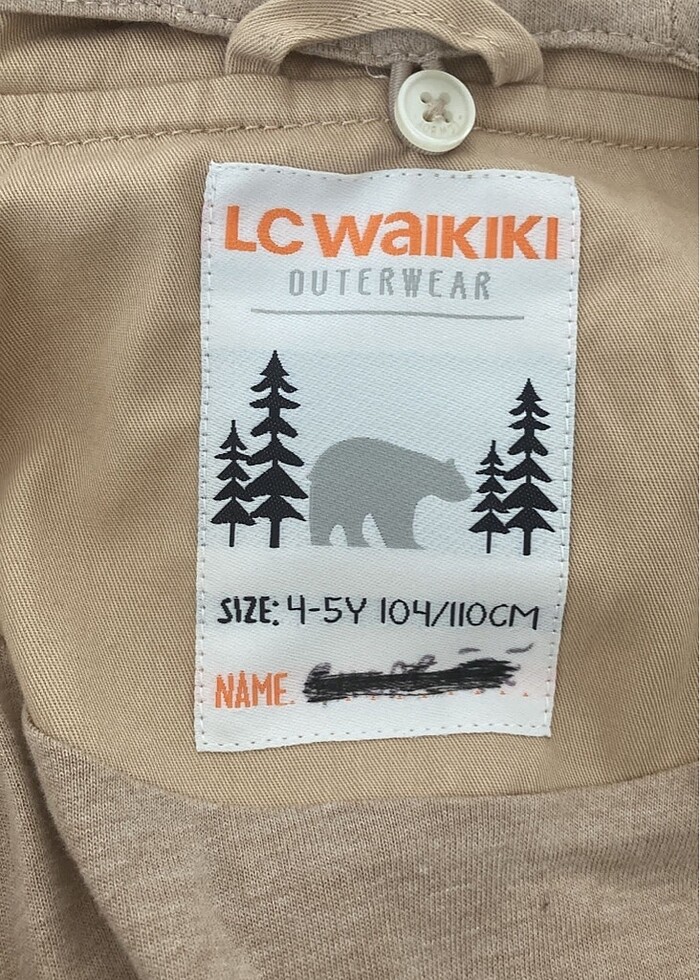 Trençkot kapüşonlu çocuk - Görsel 3