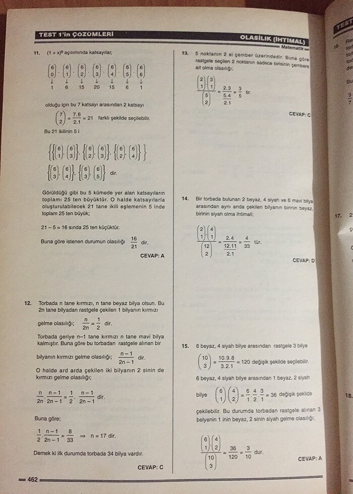 Matematik çözümlü soru bankası - Görsel 5