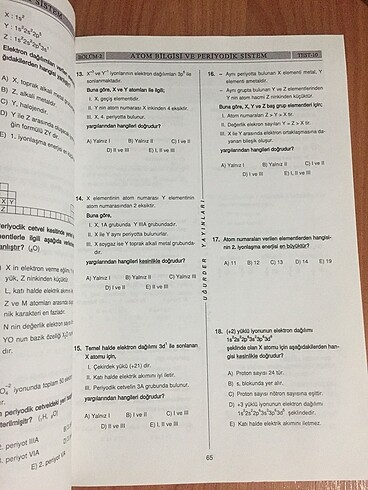 Kimya soru bankası - Görsel 3