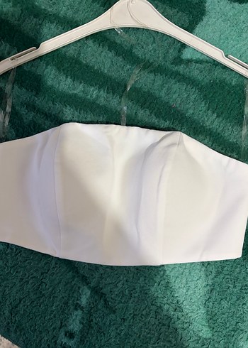 Beyaz Straplez Büstiyer - Görsel 3