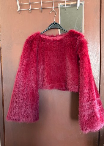 Bordo Kürk Kazak - Görsel 3