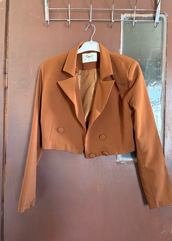 Taba Kadın Blazer Ceket - Görsel 3