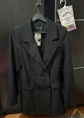 Siyah Blazer Ceket Tulum - Görsel 3