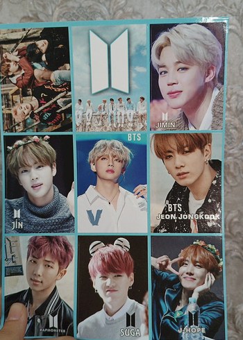 Beden BTS Çıkartmaları (45 adet) + 20 Adet çıkartma hediye!
