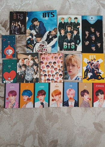 BTS Baskılı Defter (17 Adet)