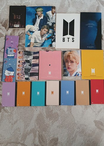 BTS Baskılı Defter (17 Adet)