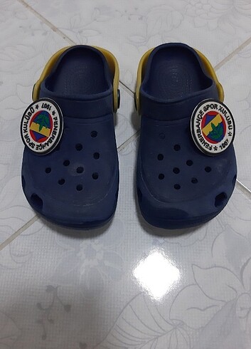 26 Beden mavi Renk Cocuk crocks terlik