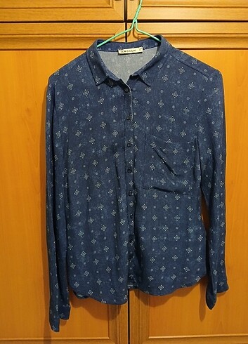 LC Waikiki LCW CASUAL lacivert yazlık gömlek