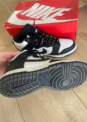 Nike Dunk Siyah Beyaz Bağcıklı Kadın Spor Ayakkabı - Görsel 4