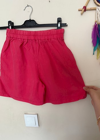 Diğer Püsküllü Pembe Bohem Mini Şort